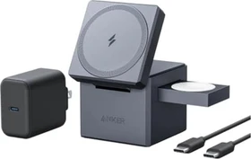 Anker 3-in-1 Cube with MagSafe schwarz