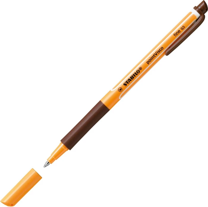 STABILO pointVisco Tintenroller (Mine) braun/orange, 10er-Pack
