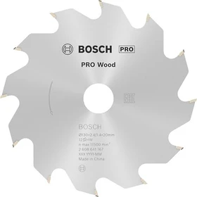 Bosch Professional Optiline Wood Kreissägeblatt 12Z, 130x2.4x20mm, 1 Stück