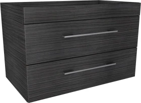 Lanzet K5 Waschtischunterschrank 87.9x50.3x57.5cm, dark oak