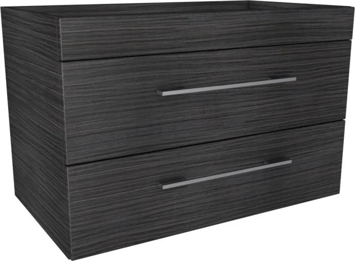 Lanzet K5 Waschtischunterschrank 87.9x50.3x57.5cm, dark oak