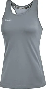 Jako Run 2.0 Laufshirt ärmellos steingrau (Damen)