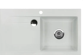 systemceram Stema 90 Einbau Becken rechts alu