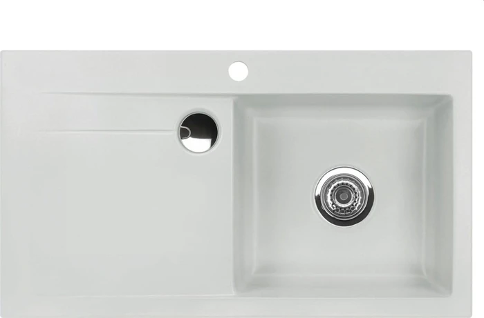 systemceram Stema 90 Einbau Becken rechts alu
