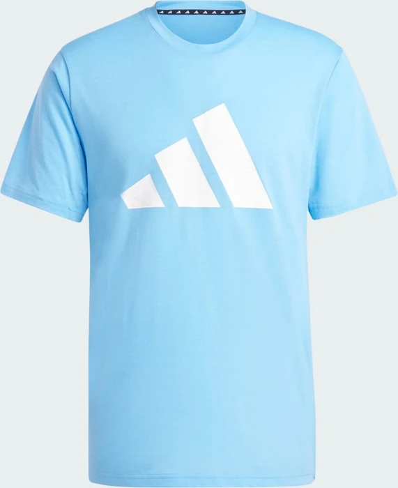 adidas Train Essentials Feelready Logo Funktionsshirt kurzarm blue burst/white (Herren)