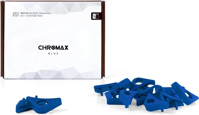 Noctua NF-A14 PWM chromax.black.swap blau, 140mm, 4er-Pack