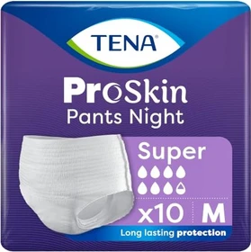 Tena ProSkin Pants Night Super Schutzhose Größe M,    10 Stück