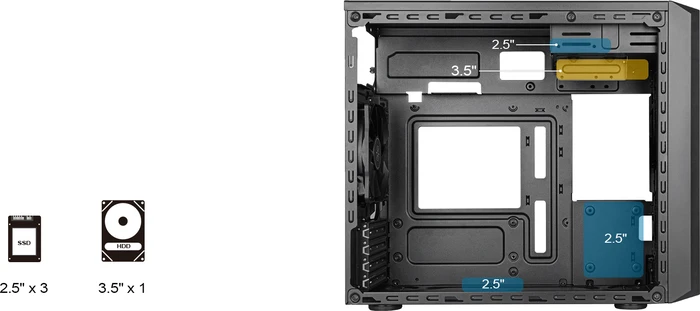 SilverStone Fara 311, schwarz