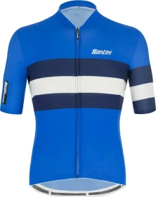 Santini Sleek Bengal Trikot kurzarm blau (Herren)