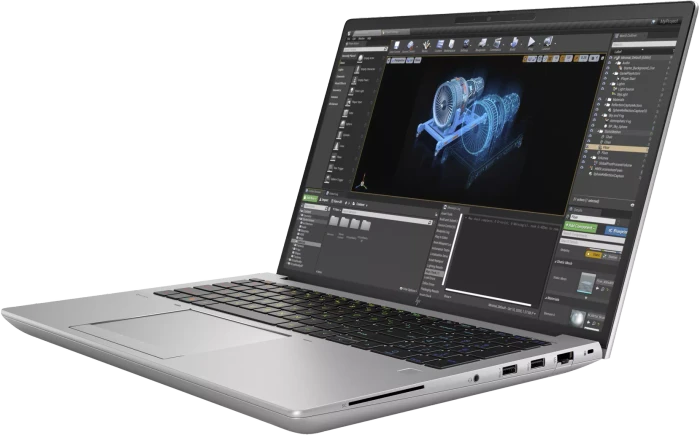 HP ZBook Fury 16 G10, grau, Core i9-13950HX, 32GB RAM, 1TB SSD, RTX 4000 Ada Generation, DE