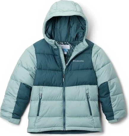 Columbia Pike Lake II Puffer Hooded Jacke crushed blue/everblue (Junior)