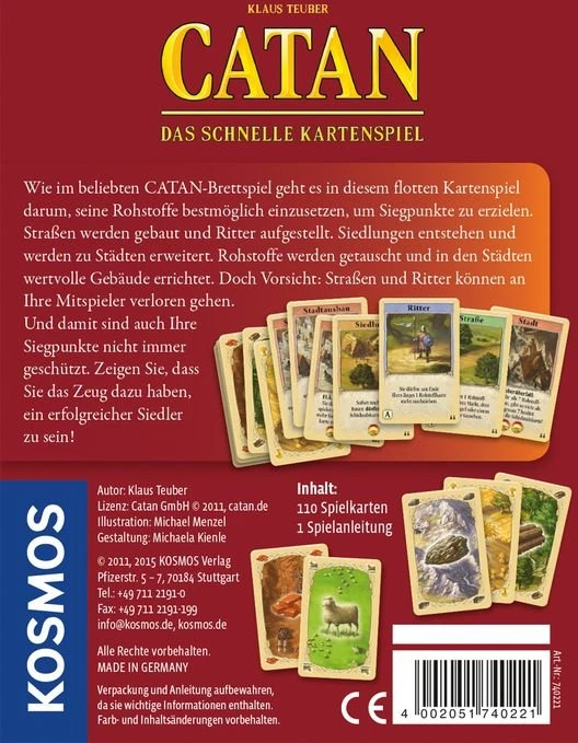 Die Siedler von Catan - Das schnelle Kartenspiel