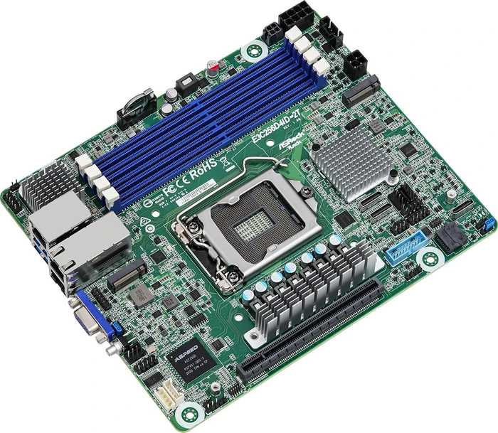 ASRock Rack E3C256D4ID-2T (Intel 1200)