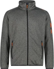 CMP Knit Tech Fleece Mesh Jacke antracite/orange (Herren)