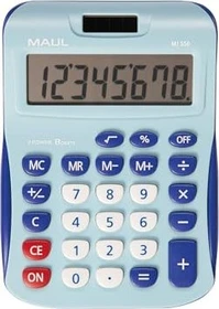 Maul MJ 550 Tischrechner, blau