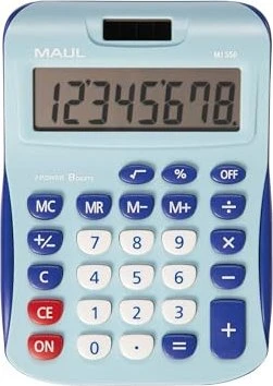 Maul MJ 550 Tischrechner, blau