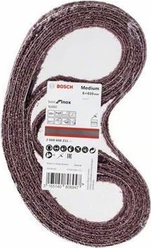 Bosch Professional N480 Best for Inox Schleifband mittel, 6x610mm, 10 Stück