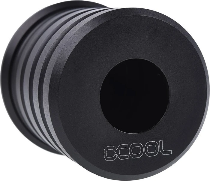 Alphacool Powerbutton Aluminium Body, schwarz