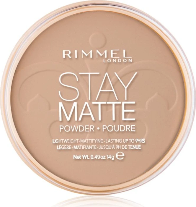 Rimmel Stay Matte Puder 010 warm honey, 14g