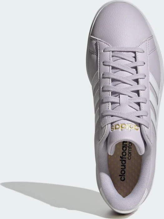 adidas Grand Court Cloudfoam Lifestyle Court Comfort silver dawn/cloud white/gold metallic (Damen)