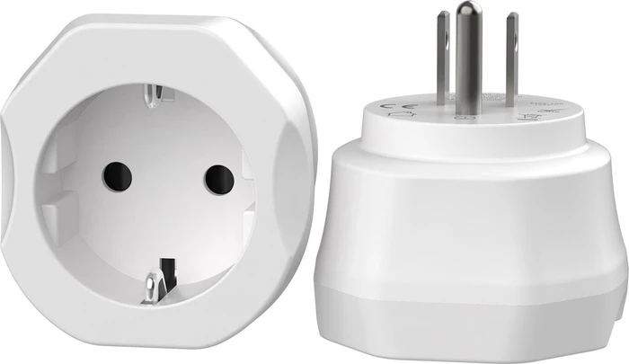 Wontravel Reiseadapter EU auf USA, weiß (WL-032)