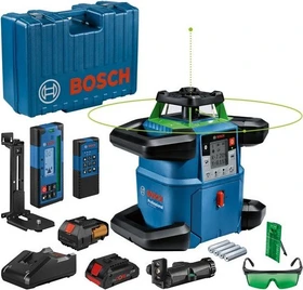Bosch Professional GRL 650 CHVG Akku-/Batterie-Rotationslaser inkl. Koffer + Akku 4.0Ah + Zubehör