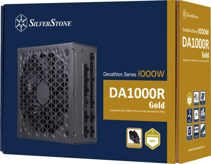 SilverStone Decathlon Gold Series DA1000R Gold 1000W, ATX 3.0