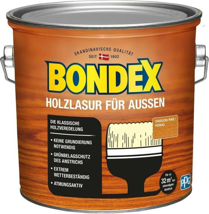 Bondex Holzlasur außen oregon pine, 2.5l