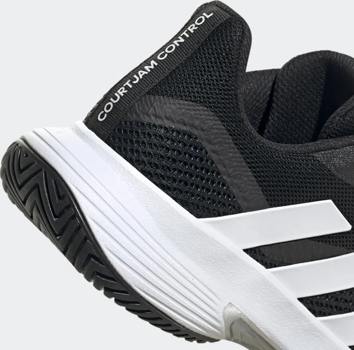 adidas Courtjam Control core black/cloud white/silver metallic (Damen)