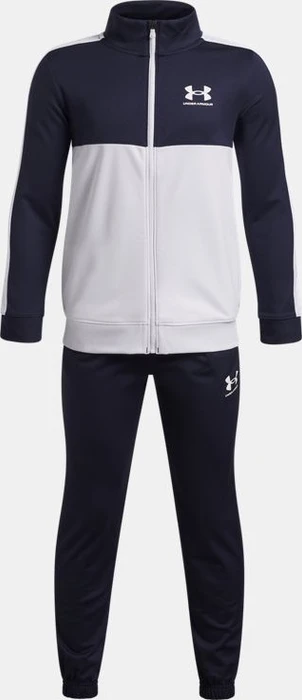 Under Armour Rival Colorblock Trainingsanzug midnight navy/white (Junior)
