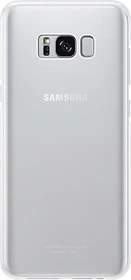 Samsung Clear Cover für Galaxy S8+ silber