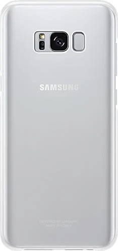 Samsung Clear Cover für Galaxy S8+ silber