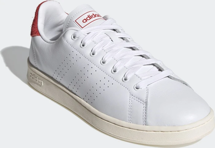 adidas Advantage cloud white/vivid red (Herren)