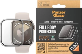 PanzerGlass Screen Protector Full Body D3O für Apple Watch (45mm) transparent