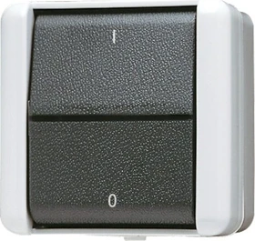 Jung WG 800 Wippschalter mit Kennzeichnung I/O 10AX 250V