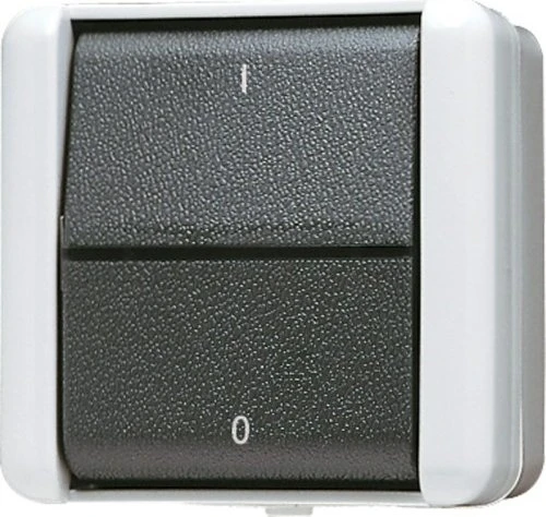 Jung WG 800 Wippschalter mit Kennzeichnung I/O 10AX 250V