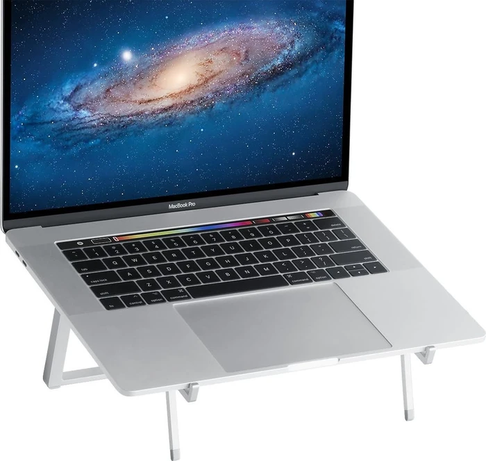 Rain Design mBar pro+, faltbarer Notebook-Stand, Silver