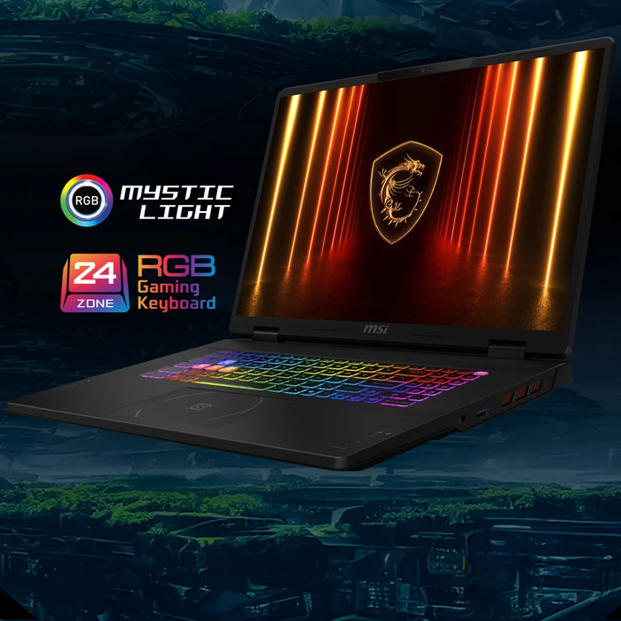 MSI Crosshair 18 HX AI A2XWGXKG-077, Core Black, Core Ultra 9 275HX, 32GB RAM, 1TB SSD, GeForce RTX 5070, DE