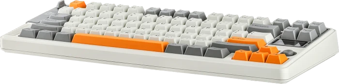 Epomaker RT85 Wireless, Gray White, LEDs RGB, hot-swap, Epomaker Creamy Jade, USB/Bluetooth, US