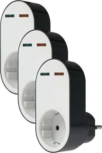 as-Schwabe Überspannungsschutzadapter FLASH, 1-fach