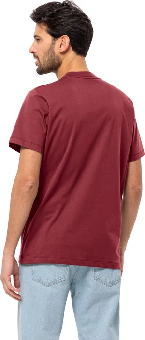 Jack Wolfskin Essential T-Shirt kurzarm deep ruby (Herren)