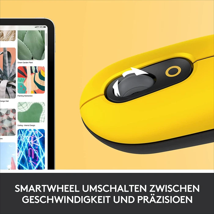 Logitech POP Wireless Mouse, Blast, Logi Bolt, USB/Bluetooth