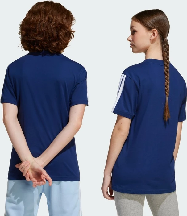 adidas Essentials T-Shirt kurzarm dark blue/white (Junior)