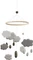 Sebra Filz-Babymobile Wolken Vorschaubild