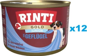 Finnern Rinti Gold Junior Geflügel, 2.22kg (12x 185g)