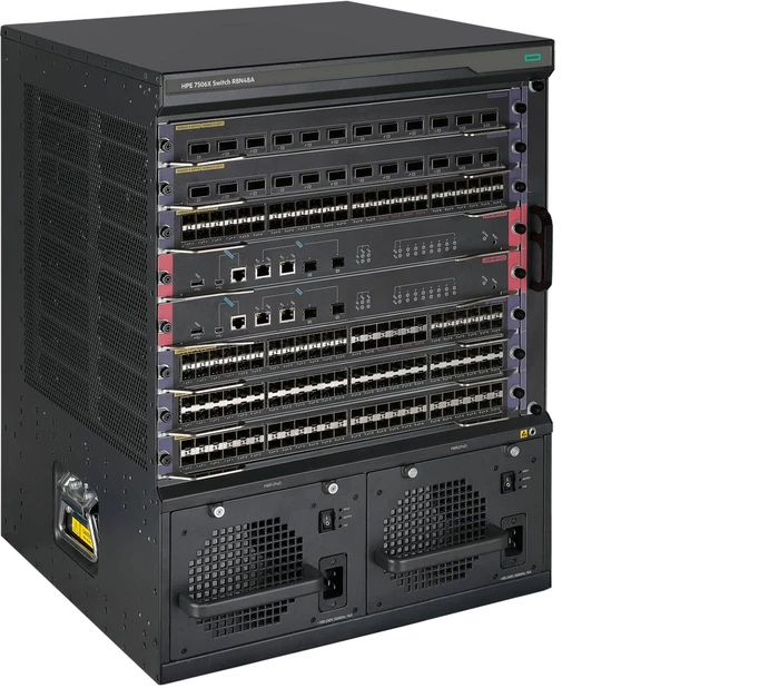 HPE FlexNetwork 7500X Series 7506X Rackmount Switch, 8x Erweiterungsslot