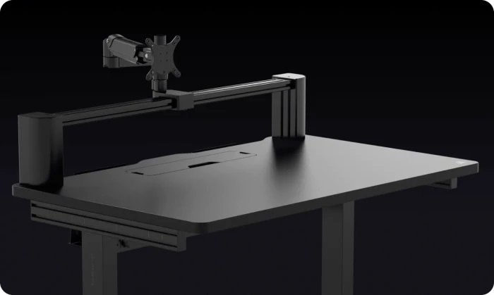 Corsair Platform:4 Schreibtisch 120x76cm schwarz/schwarz