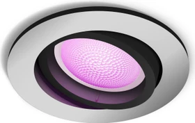 Philips Hue White and Color Ambiance Centura Einbauleuchte rund silber