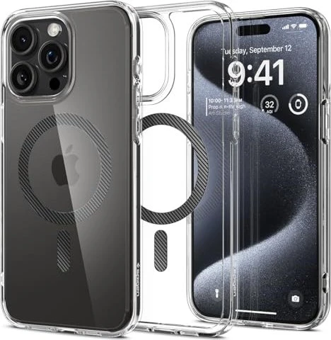 Spigen Ultra Hybrid (MagFit) für Apple iPhone 15 Pro Carbon Fiber