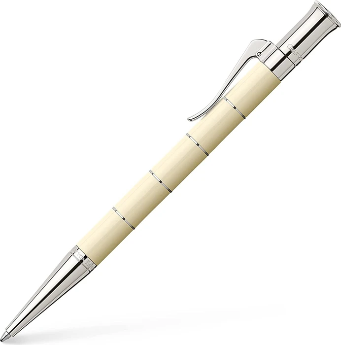 Graf von Faber-Castell Classic Anello Kugelschreiber elfenbein/silber